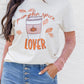 White Pumpkin Spice Lover Graphic Tee
