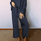 Ultra Loose Textured 2pcs Slouchy Outfit