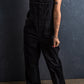 Adjustable Buckle Straps Multi Pocket Denim Overalls