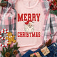 MERRY CHRISTMAS Santa Claus Printed T Shirt