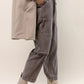 Acid Wash Multi Pocket Drawstring Waist Pants