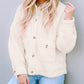 Flap Button Pocket Sherpa Jacket