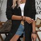 Crochet Hollow Out Open Front Cardigan