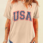 Starry USA Lettering Independent Day T-shirt