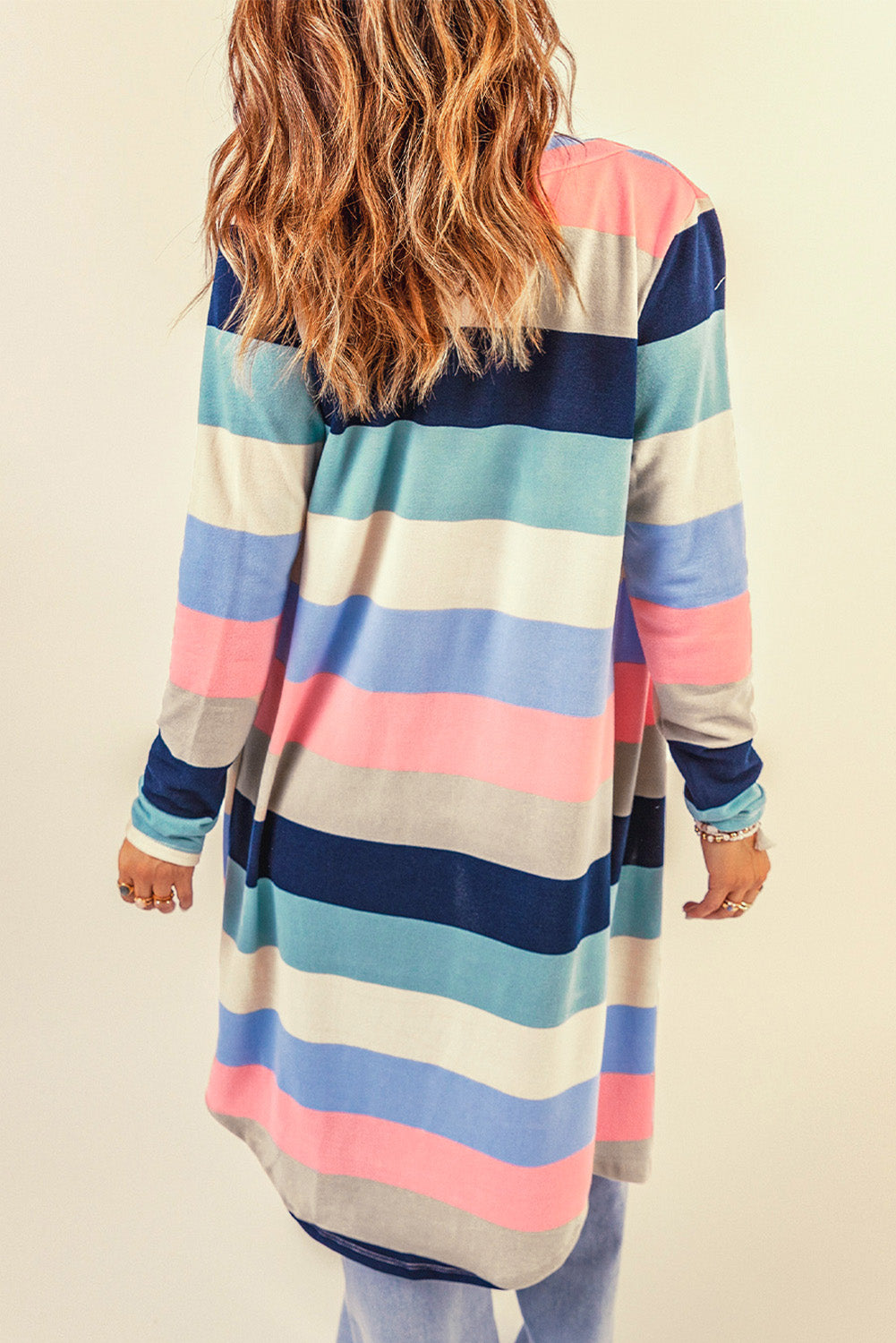 Print Long Cardigan