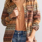 Western Print Fleece Shacket