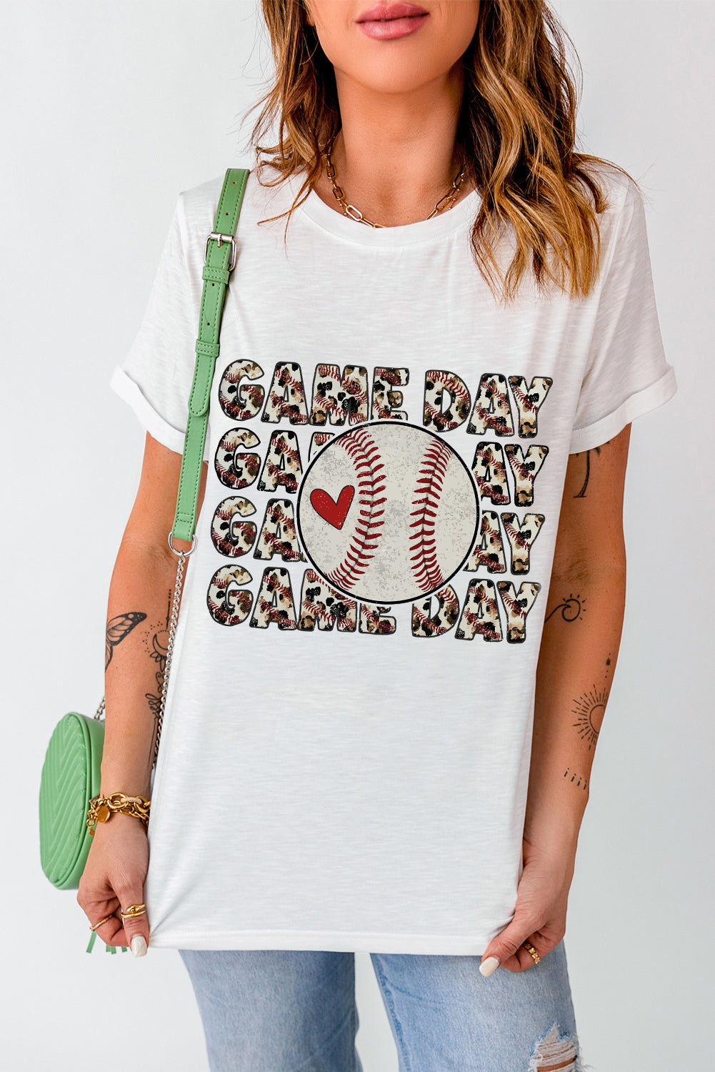 Leopard GAME DAY Baseball Graphic T Shirt