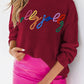 Holly Jolly Round Neck Casual Sweater
