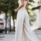 Spaghetti Straps Pleated High Waist Wide Leg Jumpsuit