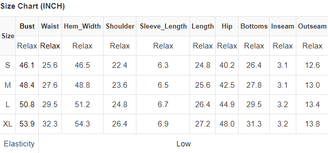 Ribbed Textured Knit Loose Fit Tee and Shorts Set