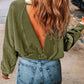 Pumpkin Everything Backless Pullover Sweatshirt