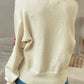 Beaded Buttoned Front Knit Cardigan