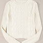 Cable Knit Cropped Sweater