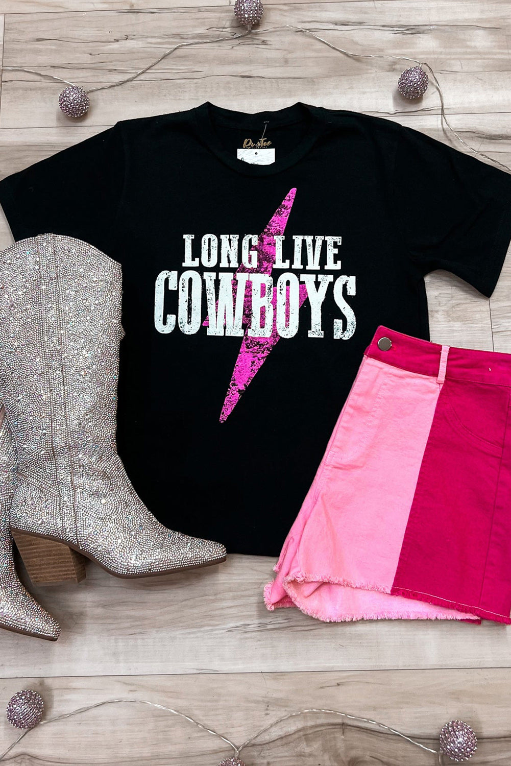 LONG LIVE COWBOYS Bolt Graphic Tee