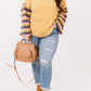 Serape Striped Bell Sleeve Plus Size Top