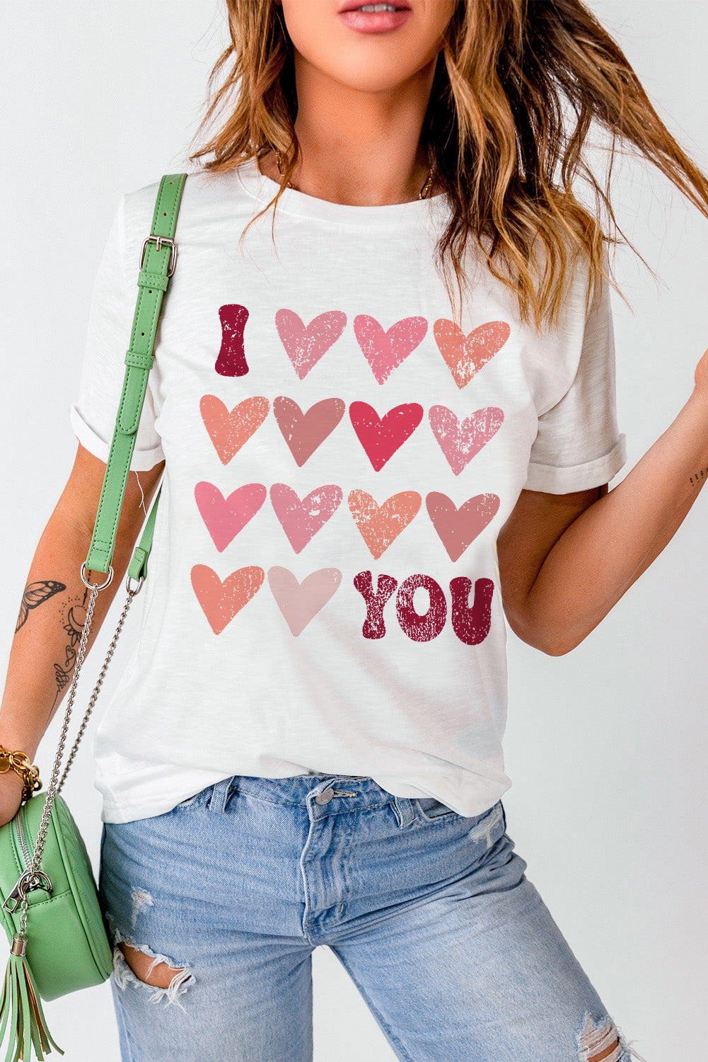I Love You Funny Graphic Valentine Tee