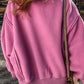 Sherpa Seamed Drop Shoulder Oversized Sweatshirt