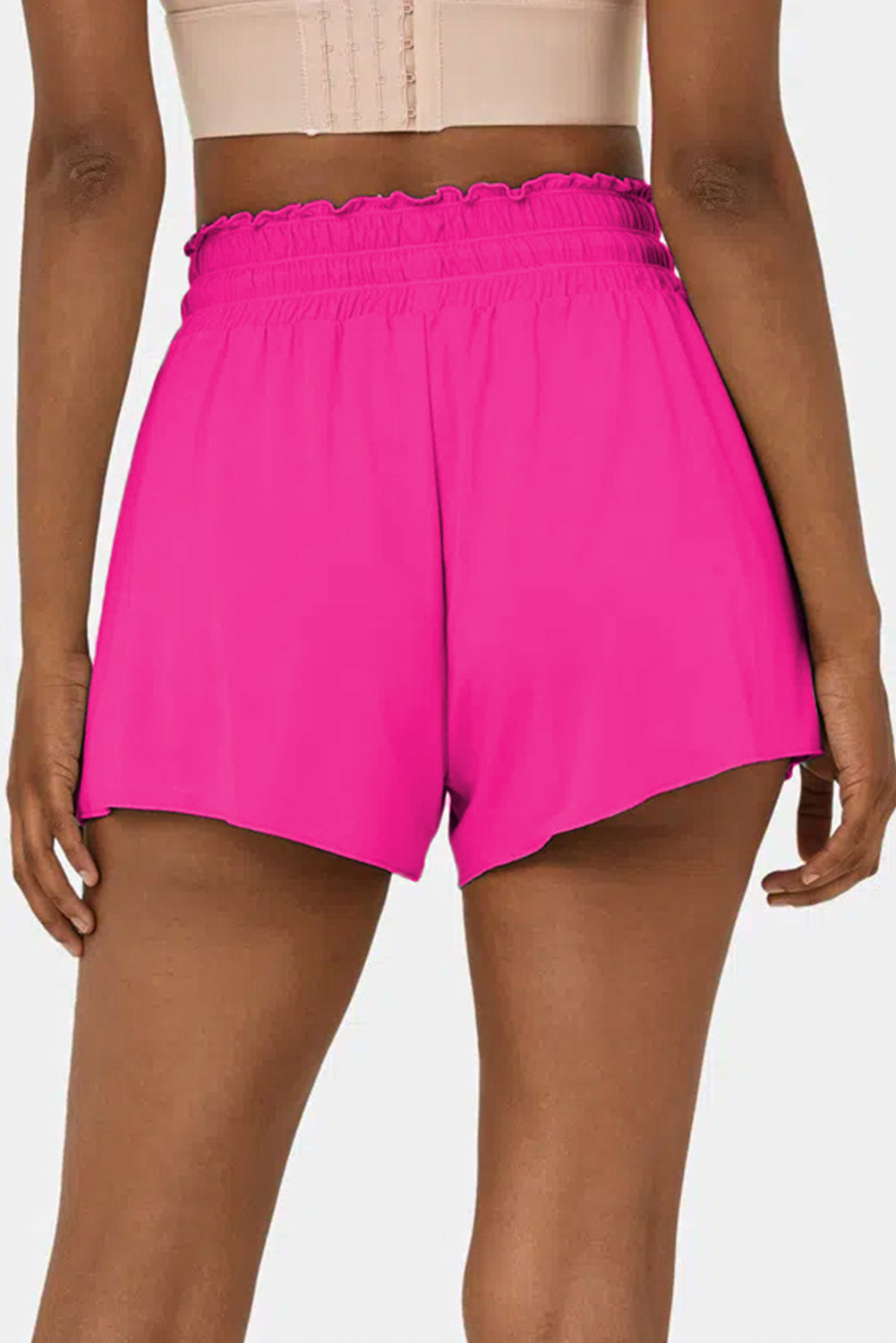 Frilly High Waist Petal Wrap Swim Shorts