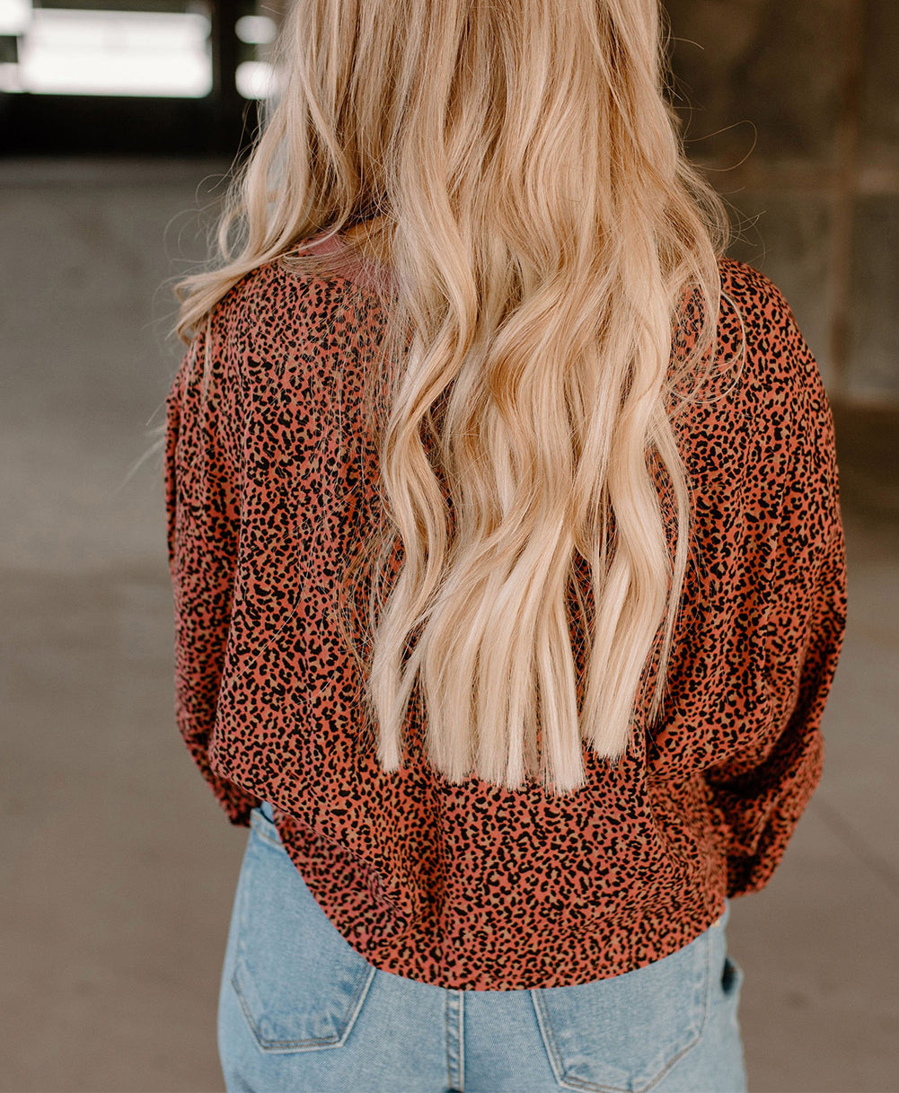 Bubble Sleeve Pullover Sweatshirt