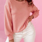 Bowknot Dewback Round Neck Sweatshirt