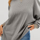 Thermal Pullover Loose Sweatshirt