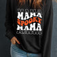 Spooky Mama Letter Graphic Halloween Sweatshirt