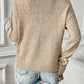 Star Pattern Drop Shoulder Plus Size Sweater