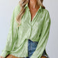 Textured Side Split Casual Shirt