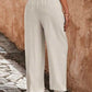 Smocked High Waist Loose Lounge Jogger Pants