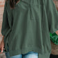 Exposed Seam Chest Pocket Split Loose T Shirt