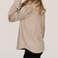 Sequin Patched Long Sleeve Top