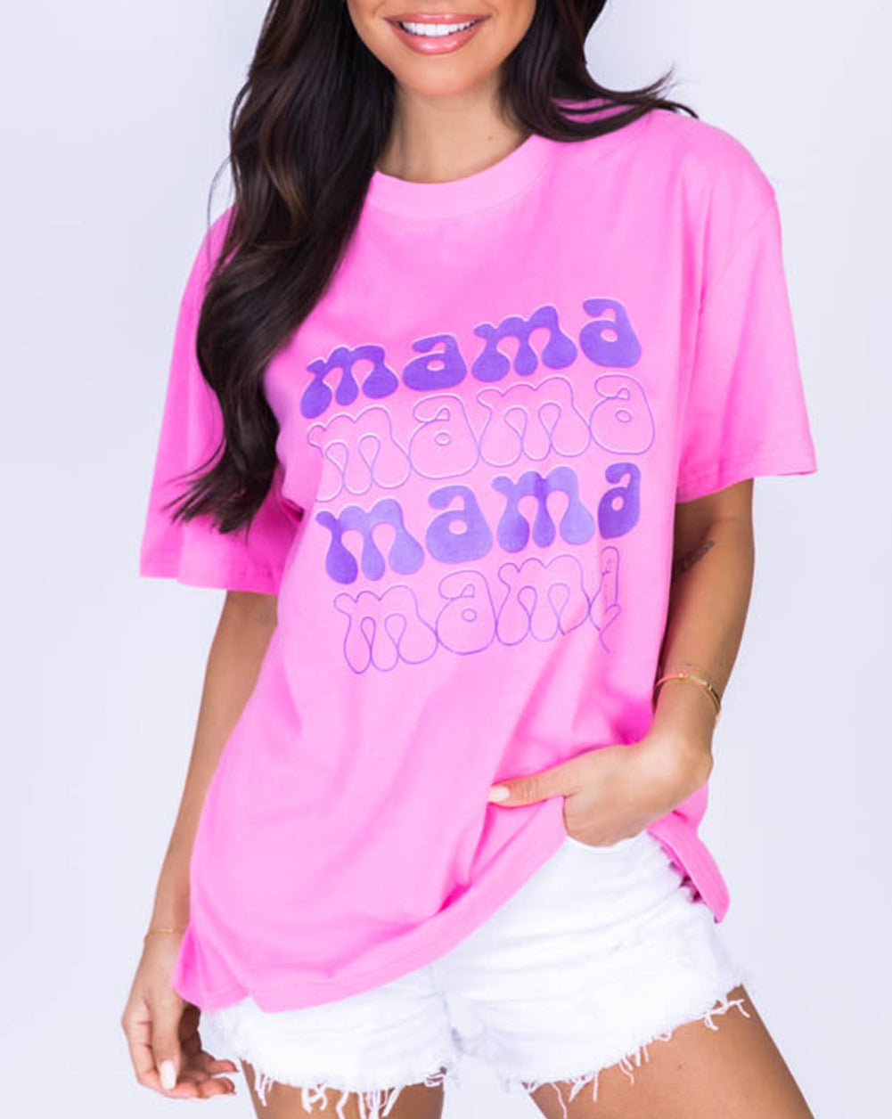 Bonbon MAMA Graphic Oversized T shirt