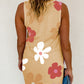 Daisy Flower Print Tank Dress