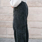 Mineral Wash Textured Drawstring Wide Leg Pants