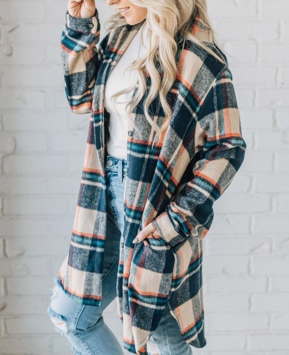Mid Length Classic Plaid Shacket
