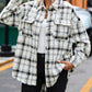 Oversized Plaid Pattern Flannel Shacket