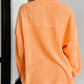 Solid Color Textured High Low Long Sleeve Top