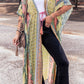 Retro Printed Boho Duster Kimono