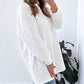 Cable Textured Long Sleeve Round Neck Top
