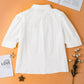 Solid Puff Short Sleeve Shirt