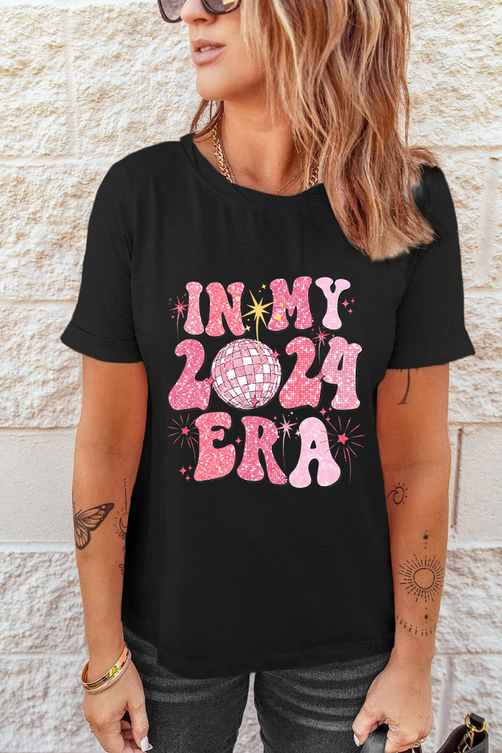 IN MY 2024 ERA New Year Graphic T-shirt