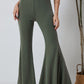 High Waist Fit and Flare Pants