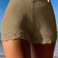 Crochet Trim Knitted Beach Shorts