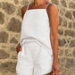 Waffle Knit Textured Spaghetti Straps Cami and Shorts Set