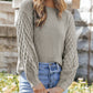 Cable Knit Sleeve Sweater
