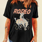 RODEO Cowboy Graphic Crewneck T Shirt