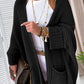 Oversized Fold Over Sleeve Sweater Cardigan