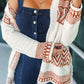 Western Aztec Belted Cardigan
