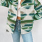 Aztec Print Button Up Long Sleeve Jacket