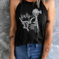 Western Howdy Embroidered O Neck Tank Top